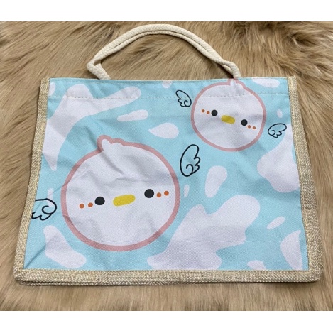 PVN46523 Túi cói hình chú bò sữa đáng iu Giá Rẻ