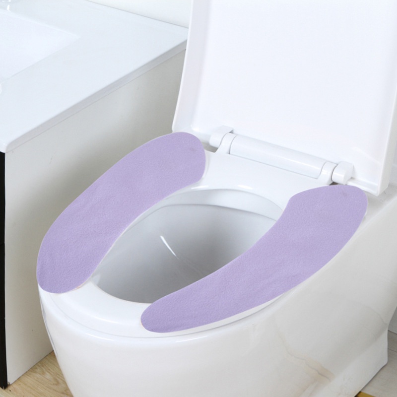 Vỏ bọc bệ ngồi bồn cầu phối lông dày giữ ấm mùa đông SIGO