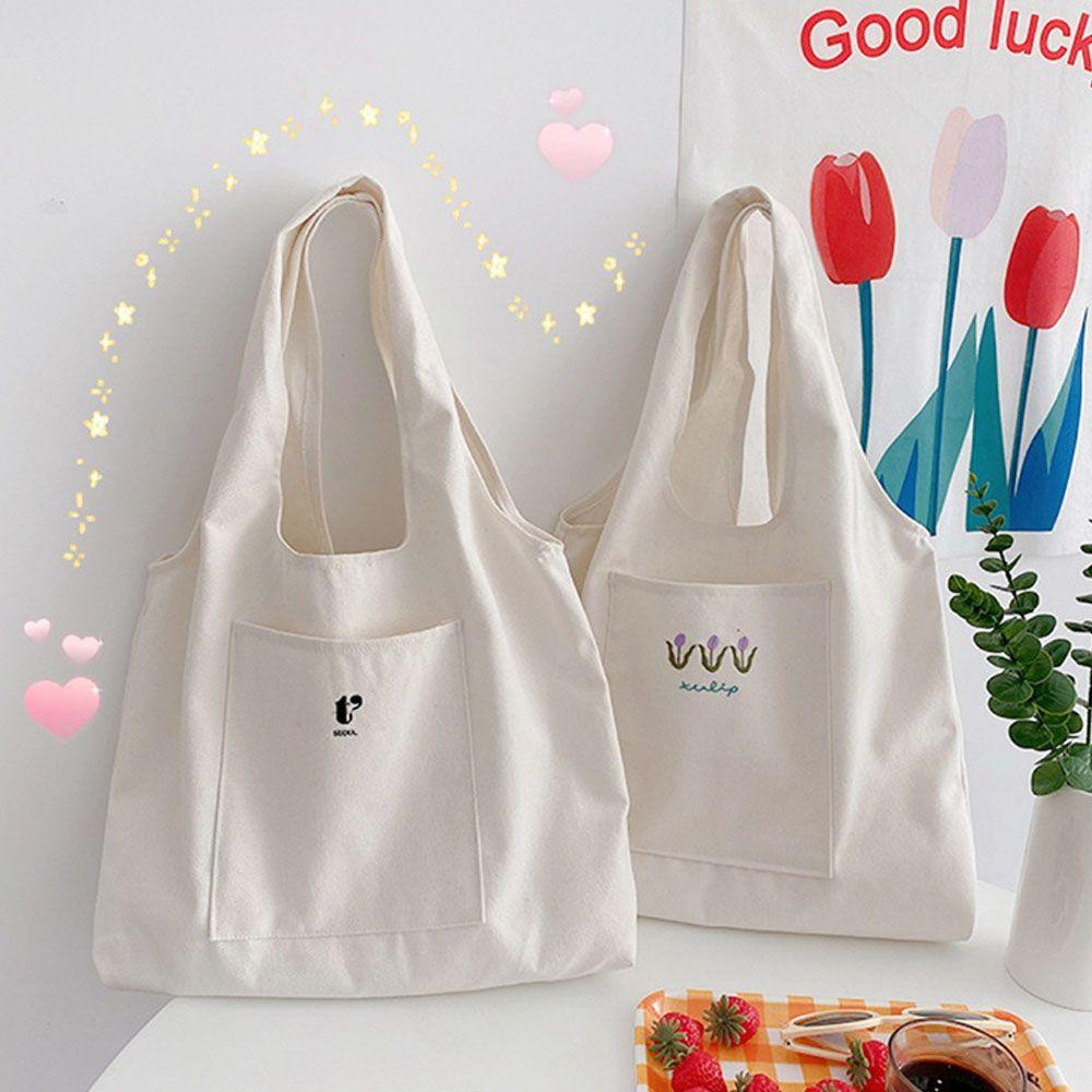 ME Túi Xách Canvas Phong Cách Nhật Bản Đơn Giản Cho Nữ