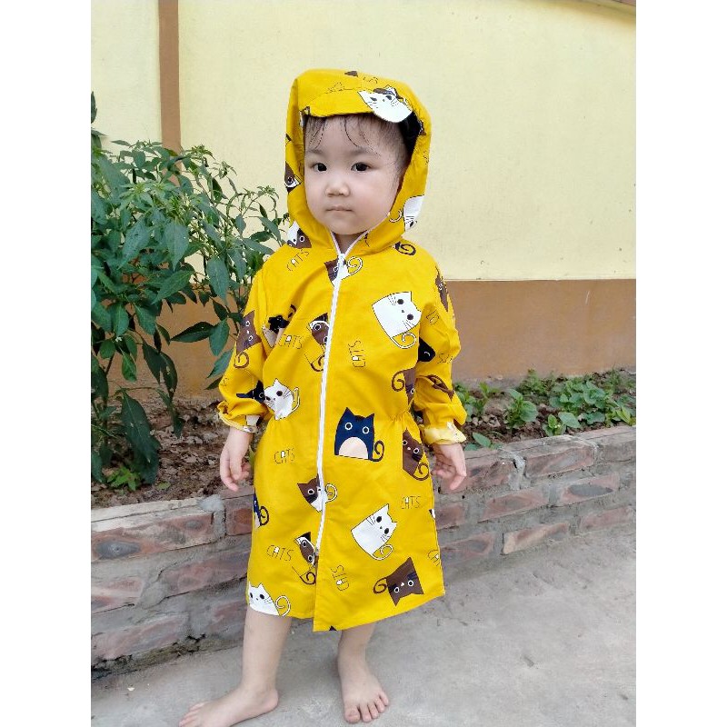 Áo chống nắng dài cho bé 15_35kg