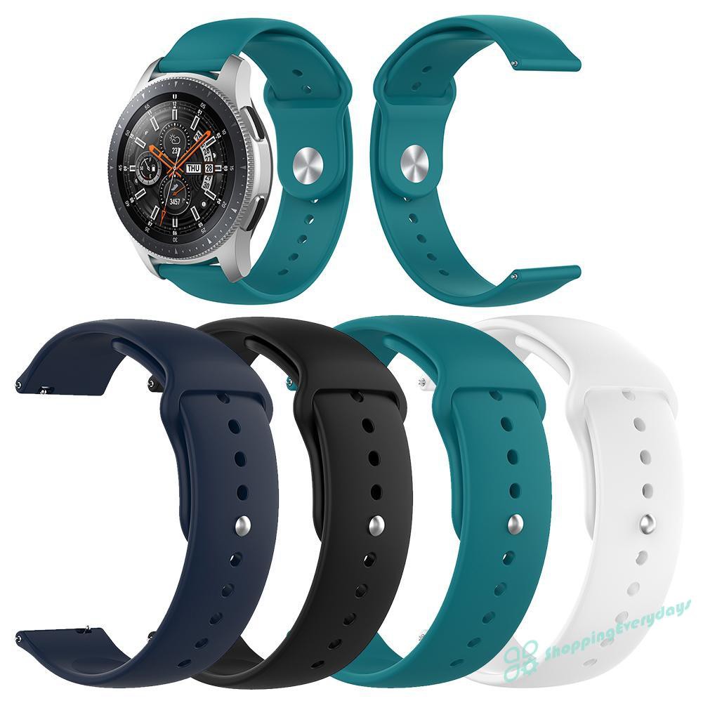 Dây đeo đồng hồ Silicon 22mm đơn giản cho Samsung Galaxy 46mm SM-R800