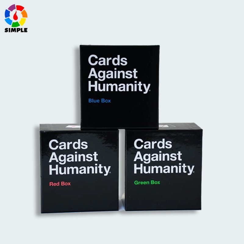Cards Against Humanity Green Red Blue Box Game Card Game Get-together Game