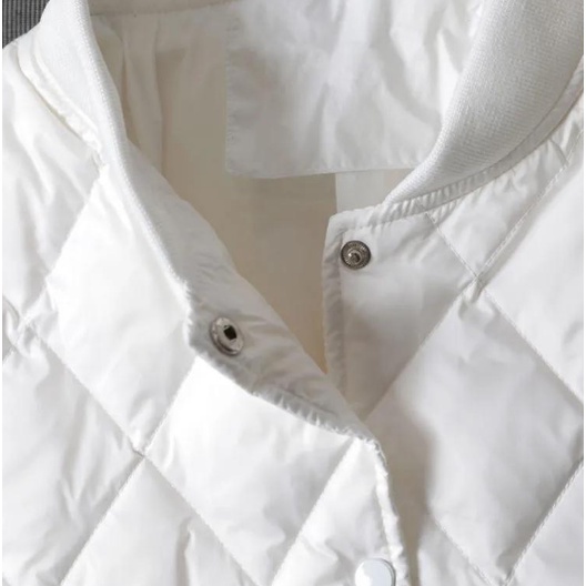 Áo phao bomber trần trám  lót lụa bên trong full 3 màu đen trắng xanh siêu ấm dễ mặc dễ phối hàng fullsize p