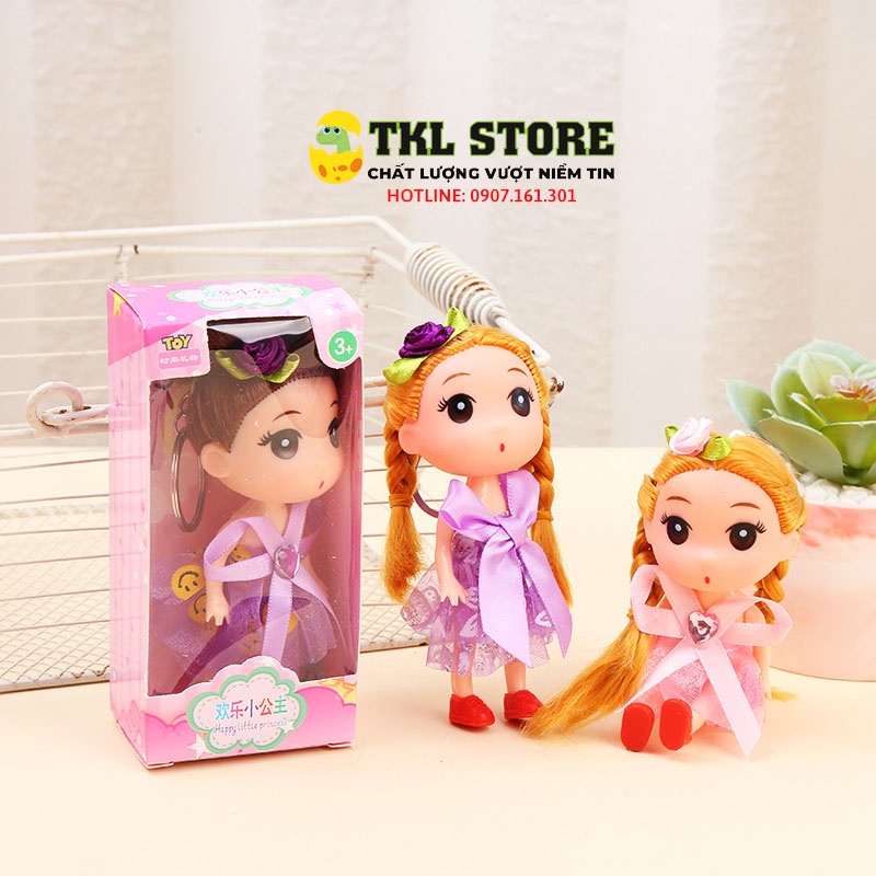Đồ chơi búp bê cho bé, búp bê Chibi dễ thương dành cho các bé gái 12cm-18cm - TKL strore