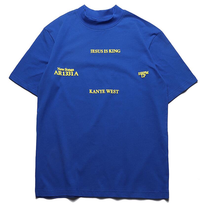 Áo Thun unisex Tay Ngắn In Hình Chúa JESUS IS KING Thời Trang