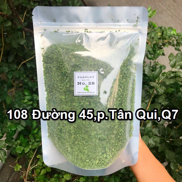 Parsley - Lá Mùi tây Ngò Tây sấy khô nhập khẩu món Âu 25g 100g