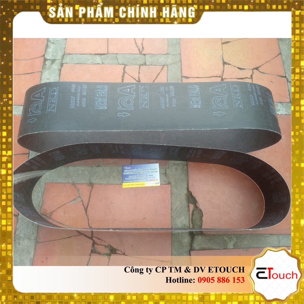 Đai Nhám - Nhám vòng 100x1200mm mài kim loại vải X632F của Đài Loan