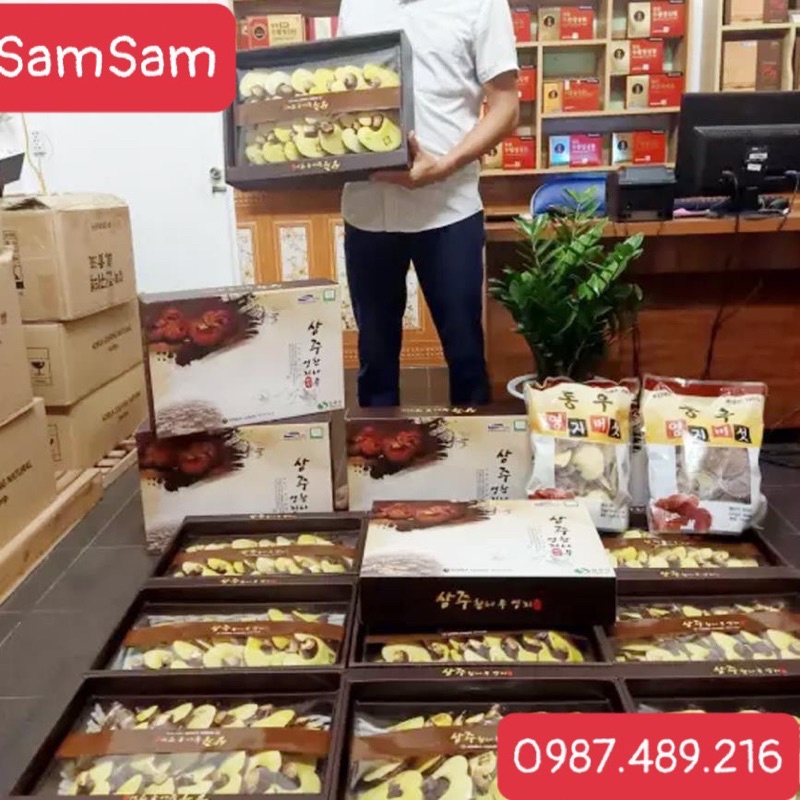 [SỈ TẬN GỐC ] Nấm Linh Chi SANGCHU Hàn Quốc (Hộp 1 kg) Quà siêu sang trọng