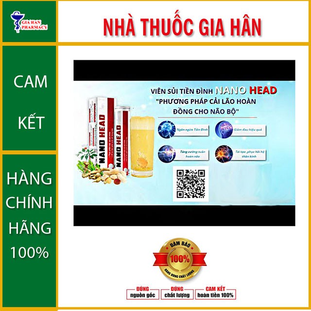 NANO HEAD VIÊN SỦI TIỀN ĐÌNH GIÚP TĂNG CƯỜNG LƯU THÔNG MÁU.