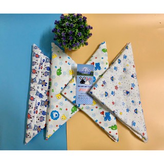 Set 10 Tã chéo cho bé sơ sinh Fusi - 100% cotton, Kích thước 45x100cm