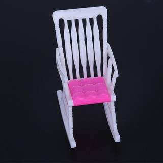 Plastic Mini Rocking Chair Furniture For Dolls House Decoration Accessories Toys