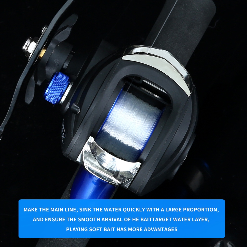 Bingolife Fluorocarbon Dây Câu PA Dây Câu Mạnh Dây Kéo Bền 100m