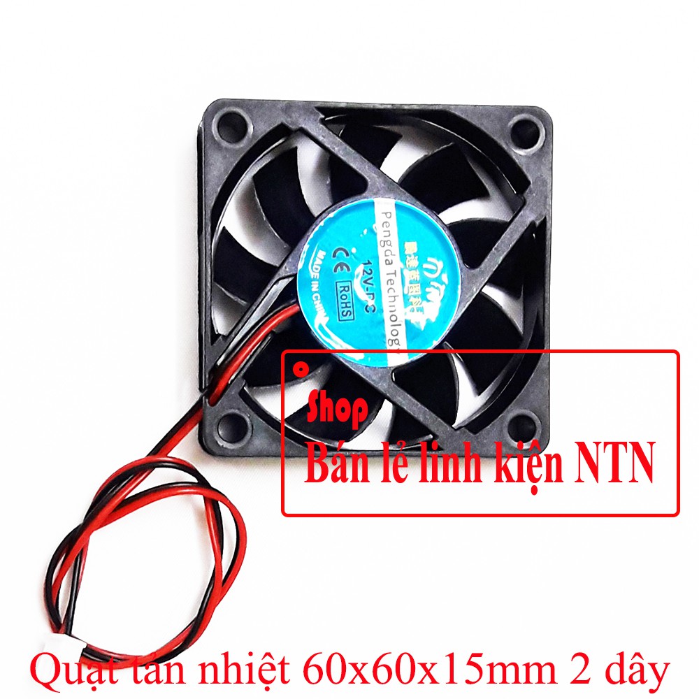 Quạt tản nhiệt 12v DC các kích thước