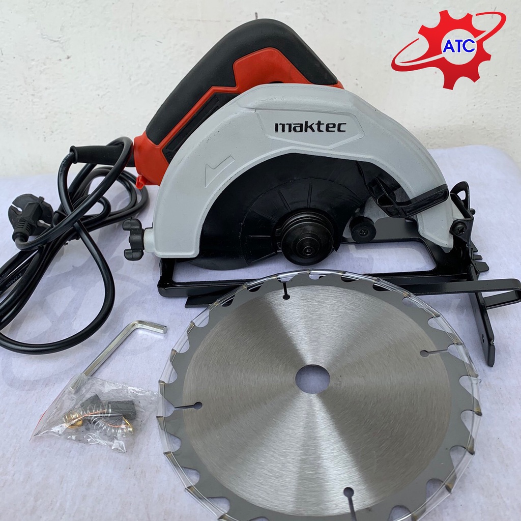 Máy cưa gỗ cầm tay Maktec tặng lưỡi cưa 180mm- Cưa đẩy chuyên dụng cho thợ mộc, thợ gỗ