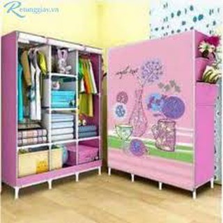 TỦ VẢI 3 BUỒNG 8 NGĂN ( GIAO HÌNH NGẪU NHIÊN )