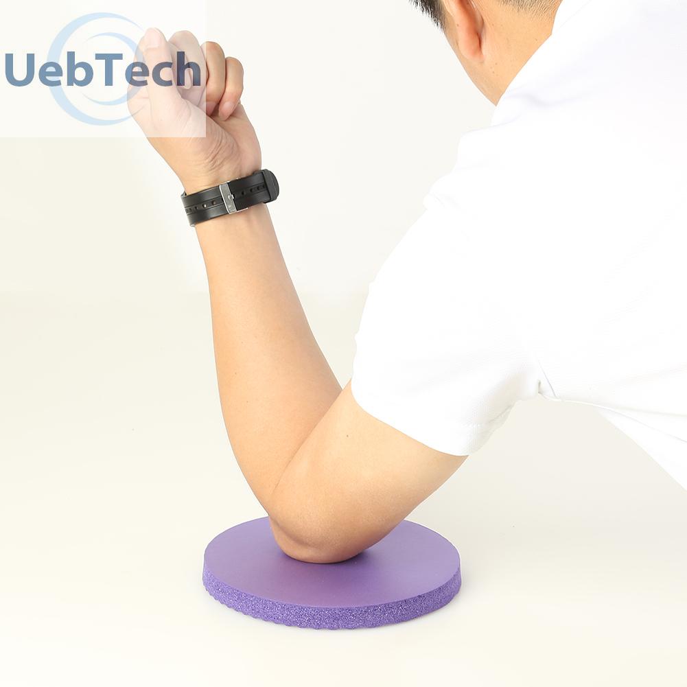 Uebtech 2x Plank Workout Round Knee Pad Fitness Push-up Yoga Protective Rebound Mat
