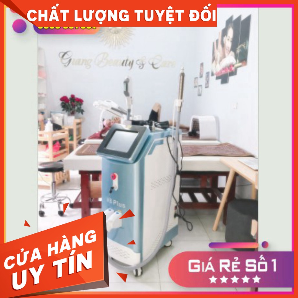 GIẢM GIÁ GIẢM GIÁ Máy triệt lông xóa xăm V8 Plus - Thiết bị spa cao cấp