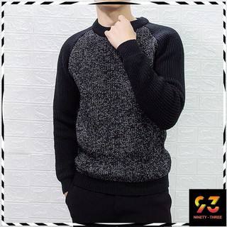 Áo len nam cổ tròn kiểu dáng Hàn Quốc cực đẹp