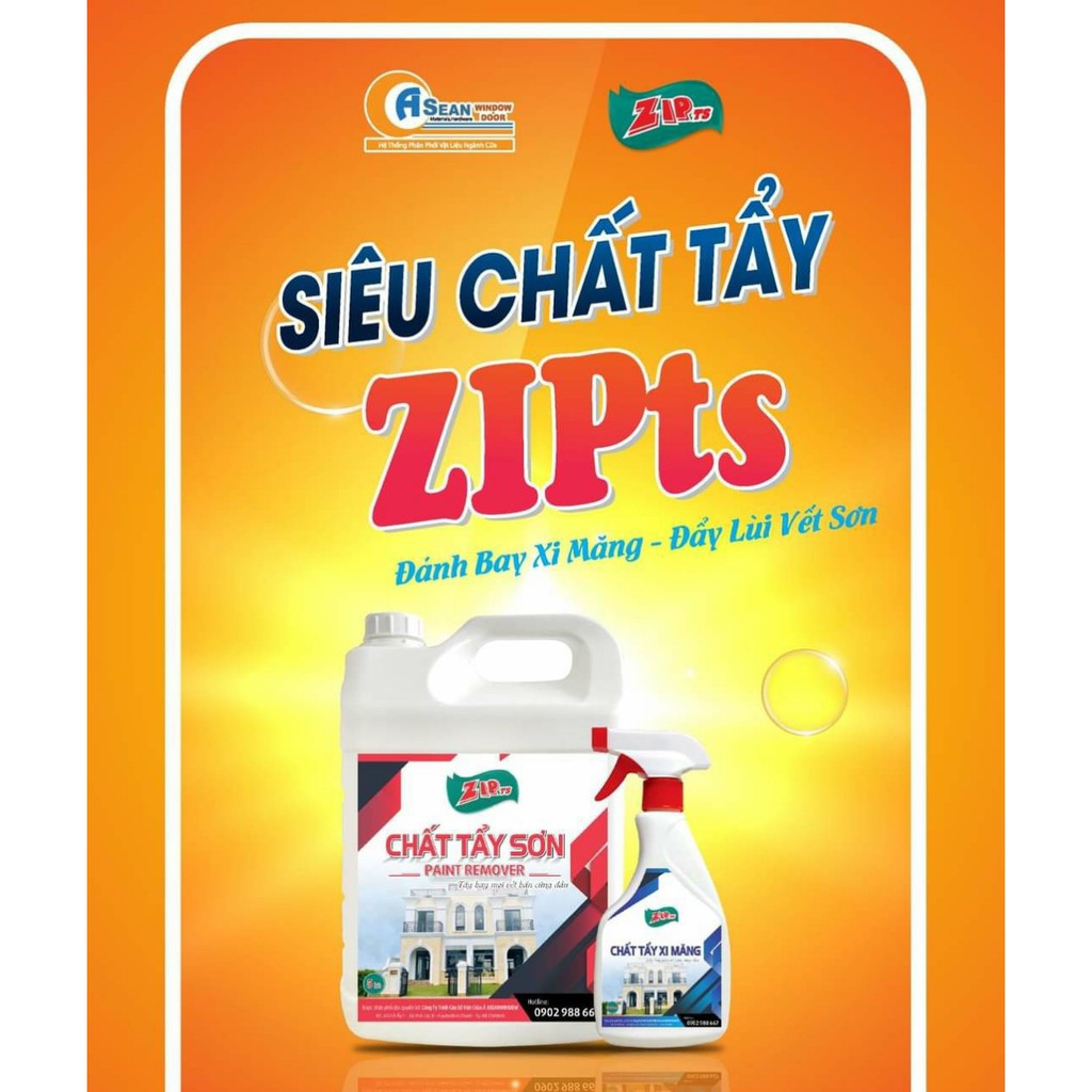 CHẤT TẨY SƠN, XI MĂNG ZIP