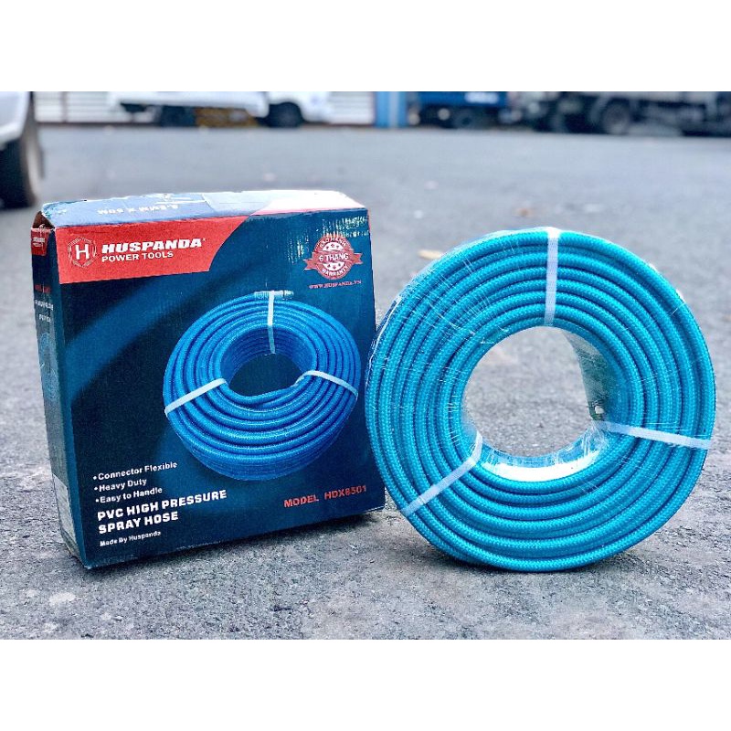 Dây xịt phun thuốc, rửa xe Huspanda 8.5mm HDX 8501 áp lực 220 bar