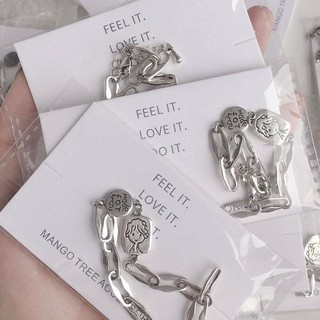 Vòng tay tình bạn, vòng tay đôi made for you chất liệu bạc