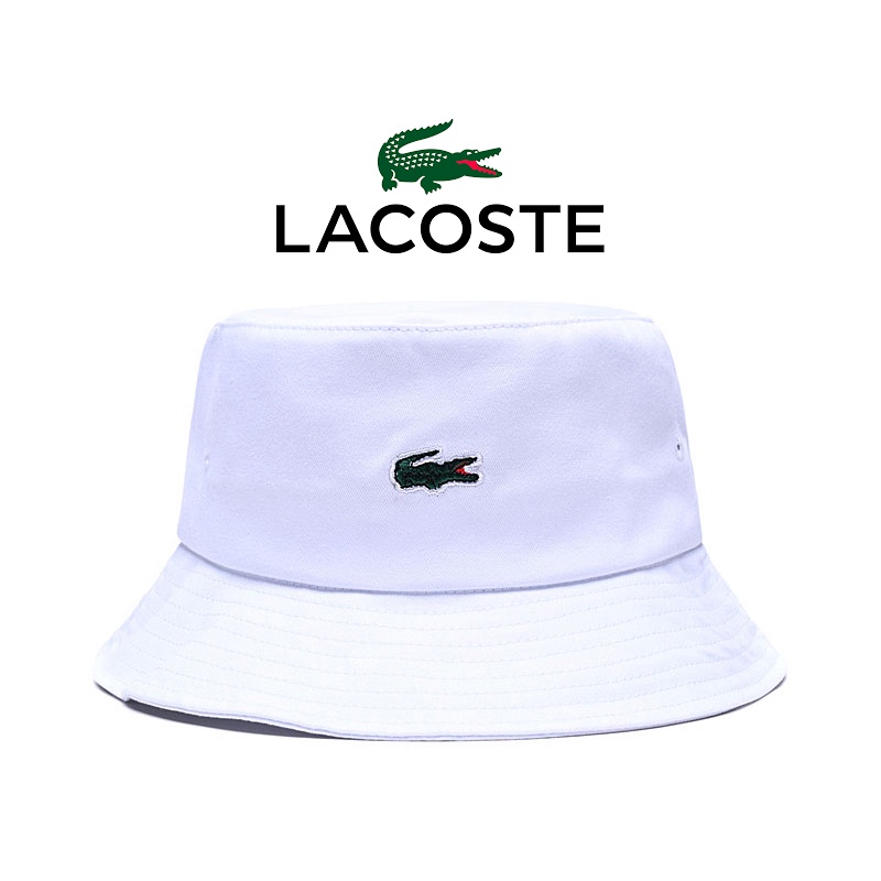 LACOSTE Nón Bucket Tròn Thời Trang Unisex Chất Lượng Cao