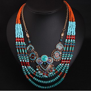 Vòng cổ handmade đính hạt xinh xắn