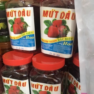 : Mứt Dâu - Đà Lạt Mới 100%- date mới