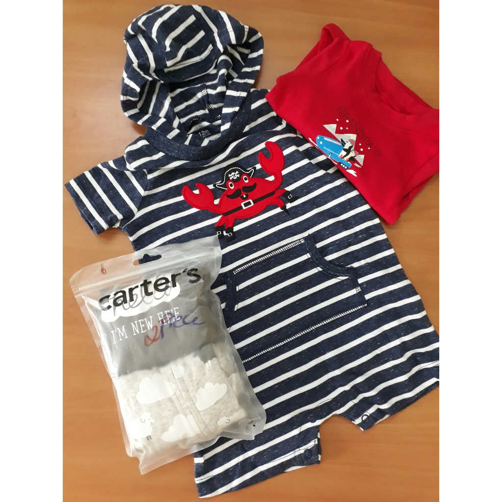 Set Đồ sơ sinh cho bé trai Carter
