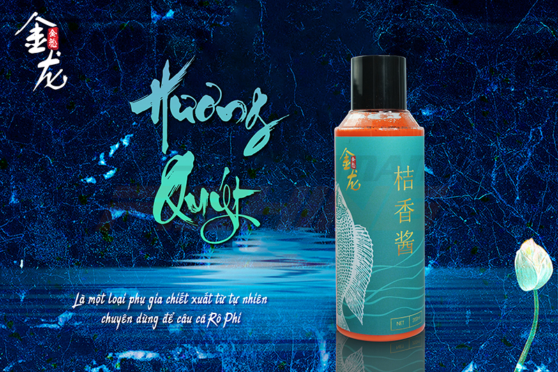 Hương liệu Kim Long - Bộ Rô Phi, chuyên dùng câu cá rô phi.