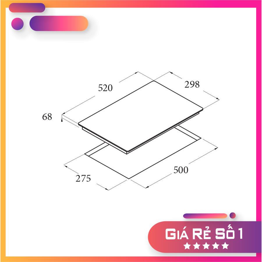 [Siêu Cấp] Bếp từ Cata IB 302 BK - nhập khẩu Tây Ban Nha chính hãng ALC- phù hợp với phòng bếp nhỏ