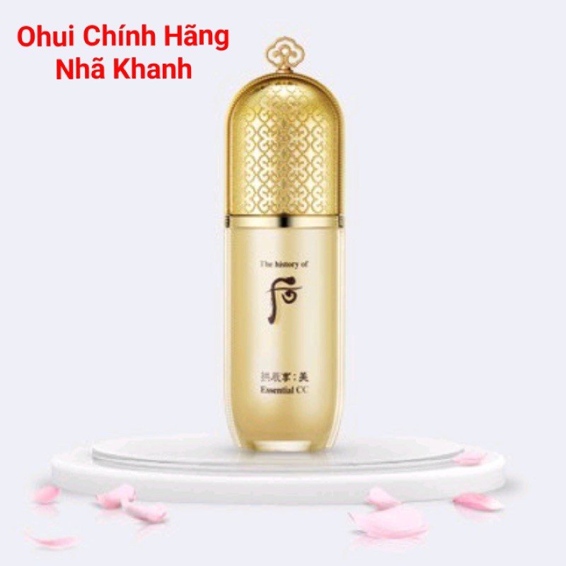 Kem nền trang điểm Whoo Mi Essential CC Cream 40ml, SPF25/PA++, che khuyết điểm - Nhã Khanh Ohui