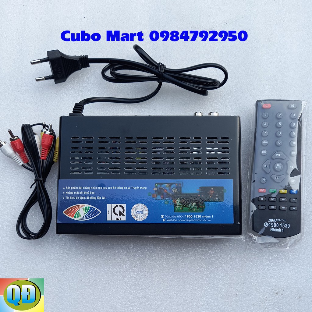 [Free Ship] Đầu Thu Truyền Hình Số Mặt Đất DVB T2  VTX T201 - Cubo Mart