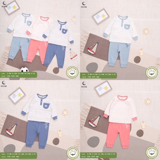 Bộ nỉ cho bé trai, bé gái hãng Moon size từ 6M-3Y (MS1)