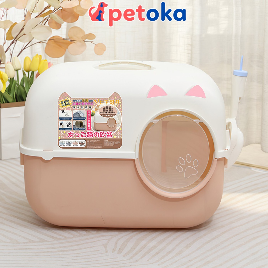 [Mã 1511FMCGSALE giảm 8% đơn 500K] Nhà vệ sinh mèo cỡ lớn SAKURA PetX