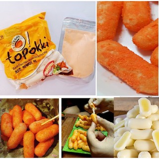 Combo 500gr bánh gạo nhân phô mai lắc (500gr bánh nhân phô mai, 100gr bột phô mai)