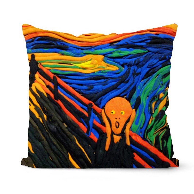 Vỏ Gối In Tranh Sơn Dầu van gogh master van gogh Chân Dung
