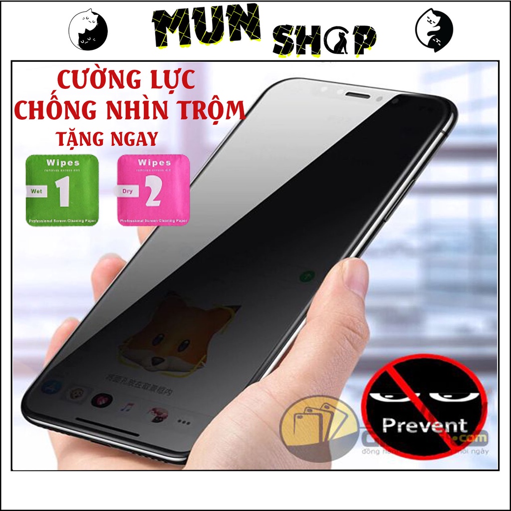 Kính Cường Lực Full Màn Iphone Chống Nhìn Trộm 6 6plus 6s 6splus 7 7plus 8