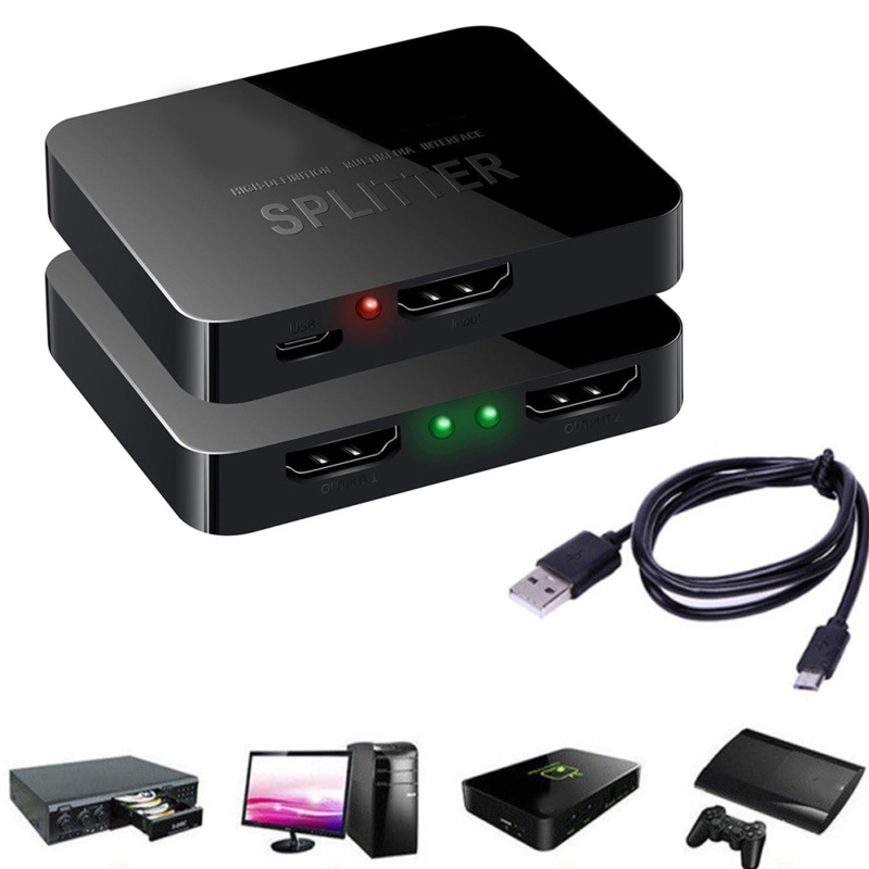 Bộ Chia Tín Hiệu Video 4K 60Hz 1 Trong 2 Thiết Kế Chuyên Dụng Chất Lượng Cao