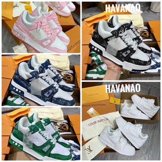 Giày lv  siêu cấp nam nữ . Giày Lv sneaker kèm box full bill thẻ
