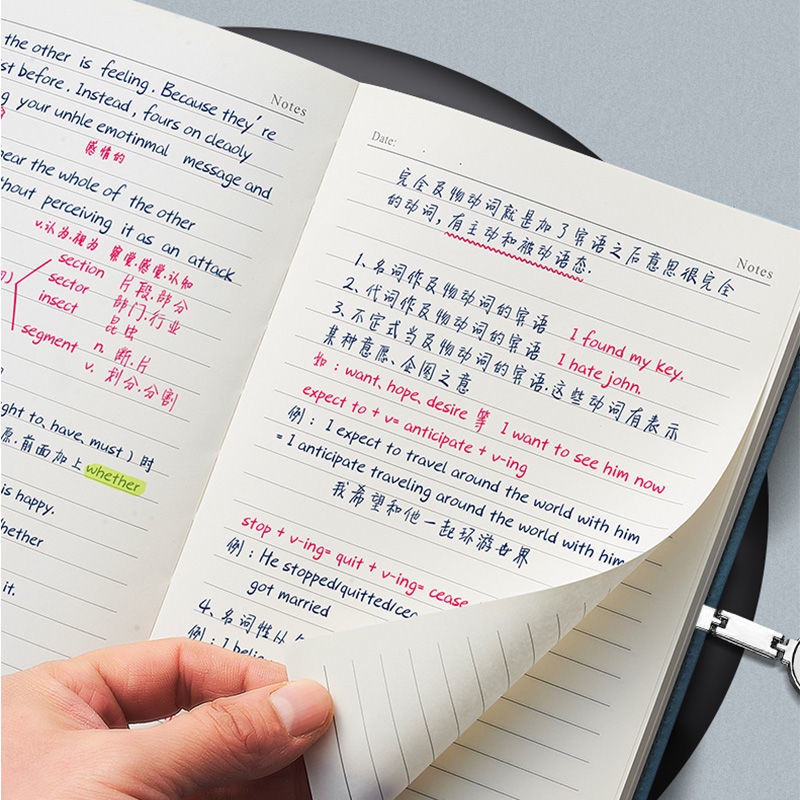 Sổ tay ghi chú khóa nam châm phong cách đáng yêu