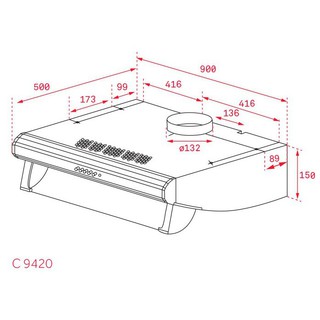 Máy hút mùi Teka C 9420