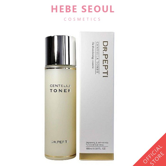 Nước Hoa Hồng Dr.Pepti Centella Toner 180ml Se Khít Lỗ Chân Lông, Phục Hồi Da