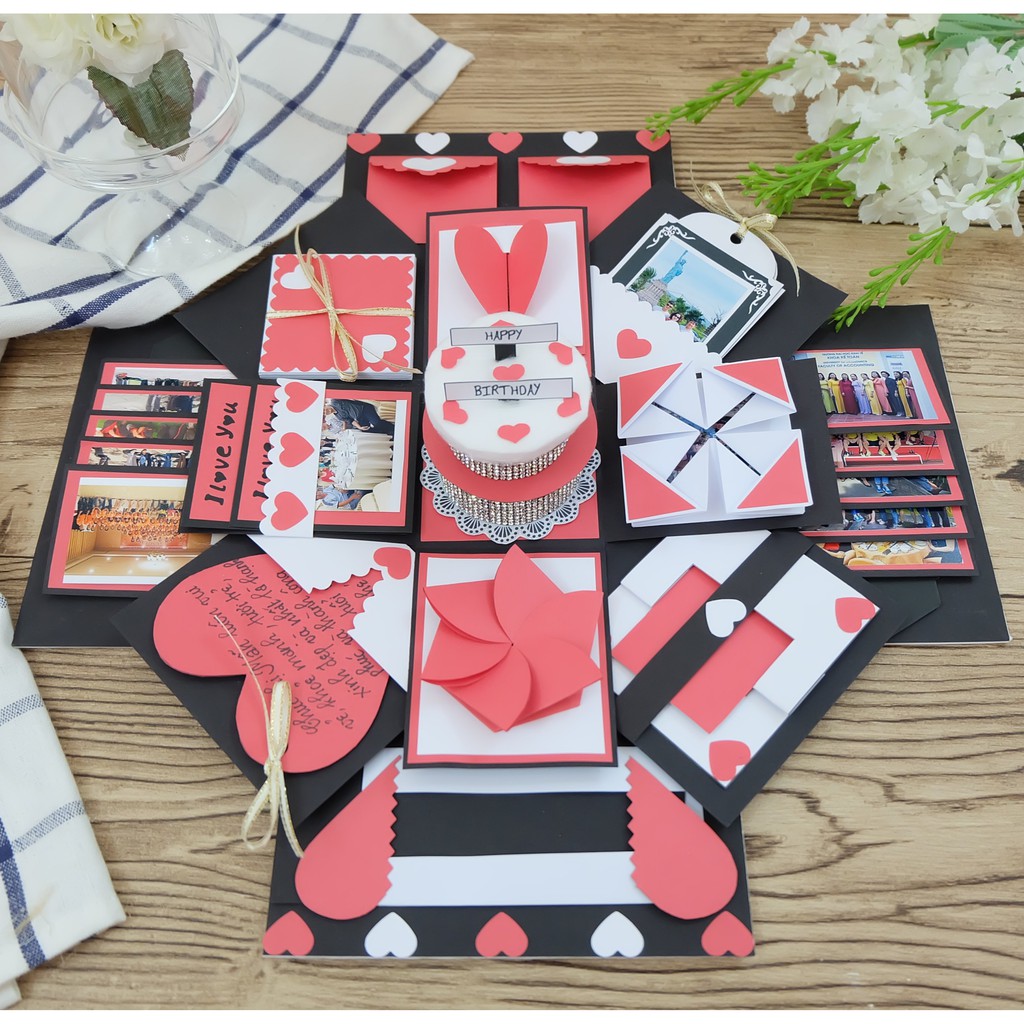 [ FREE SHIP] Hộp quà love box rẻ, đẹp MS11