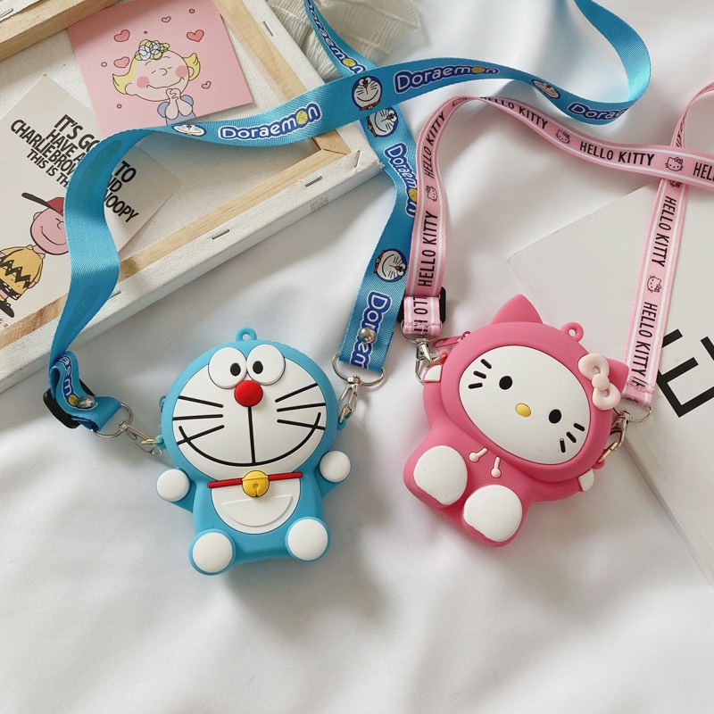 Túi Đeo Chéo silicon Hình Thú Dễ Thương Dành Cho Bé Gái Bé Trai