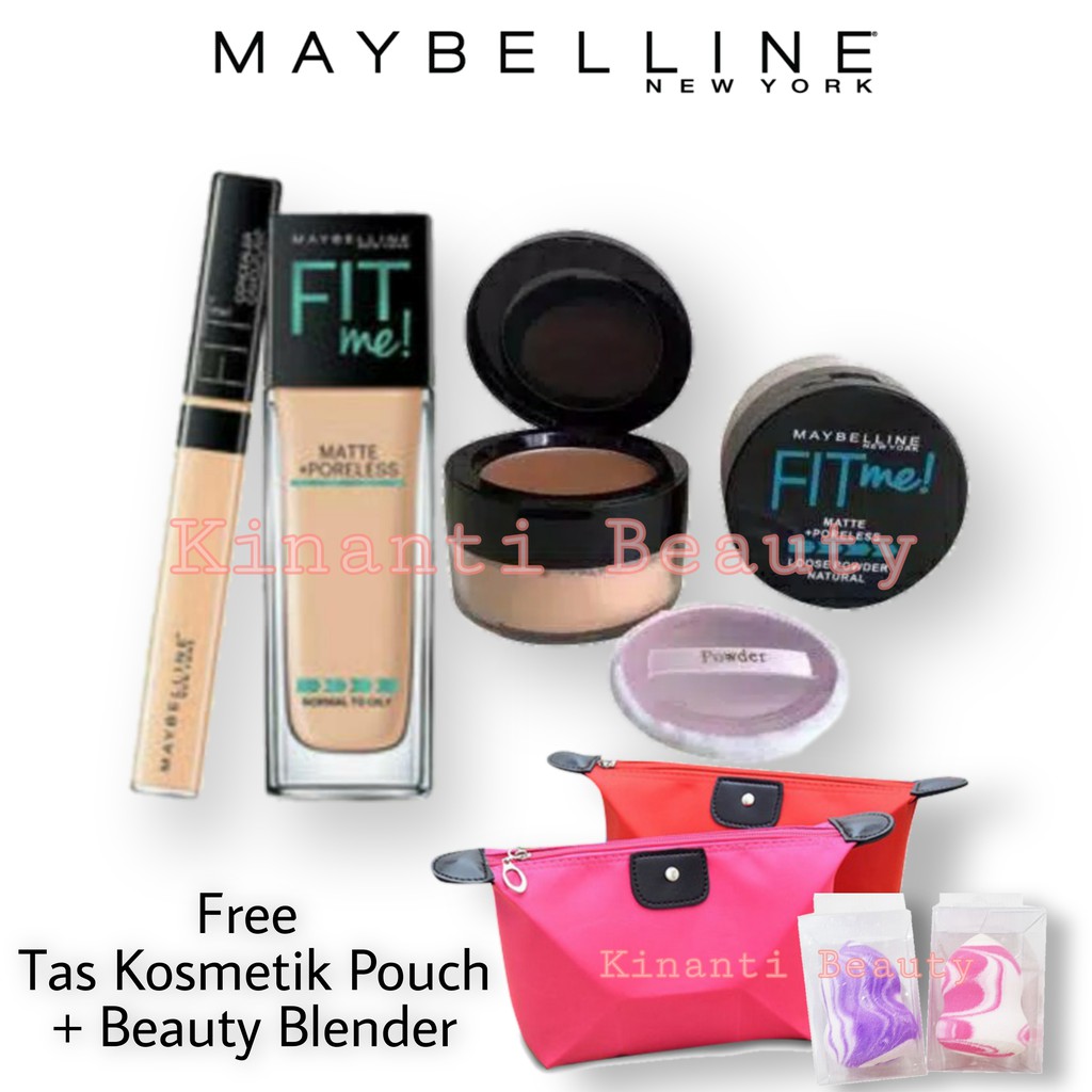 (hàng Mới Về) Hộp Phấn Mắt Maybelline 3 Trong 1 3 Trong 1