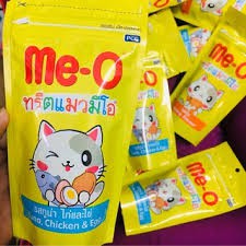 Bánh thưởng cho mèo Me-O Cat Treat 50g - 3 vị Cá Hồi, Cá Ngừ, Tôm - KiMi Pets