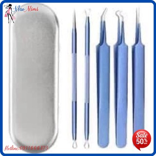 Bộ nặn mụn❤️FREESHIP❤️bộ nặn mụn cao cấp Fangling 5 món  full hộp