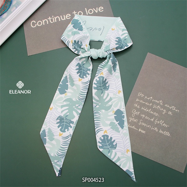 Khăn quàng cổ turban 90 x 6cm Eleanor Accessories dáng dài phụ kiện thời trang 4517