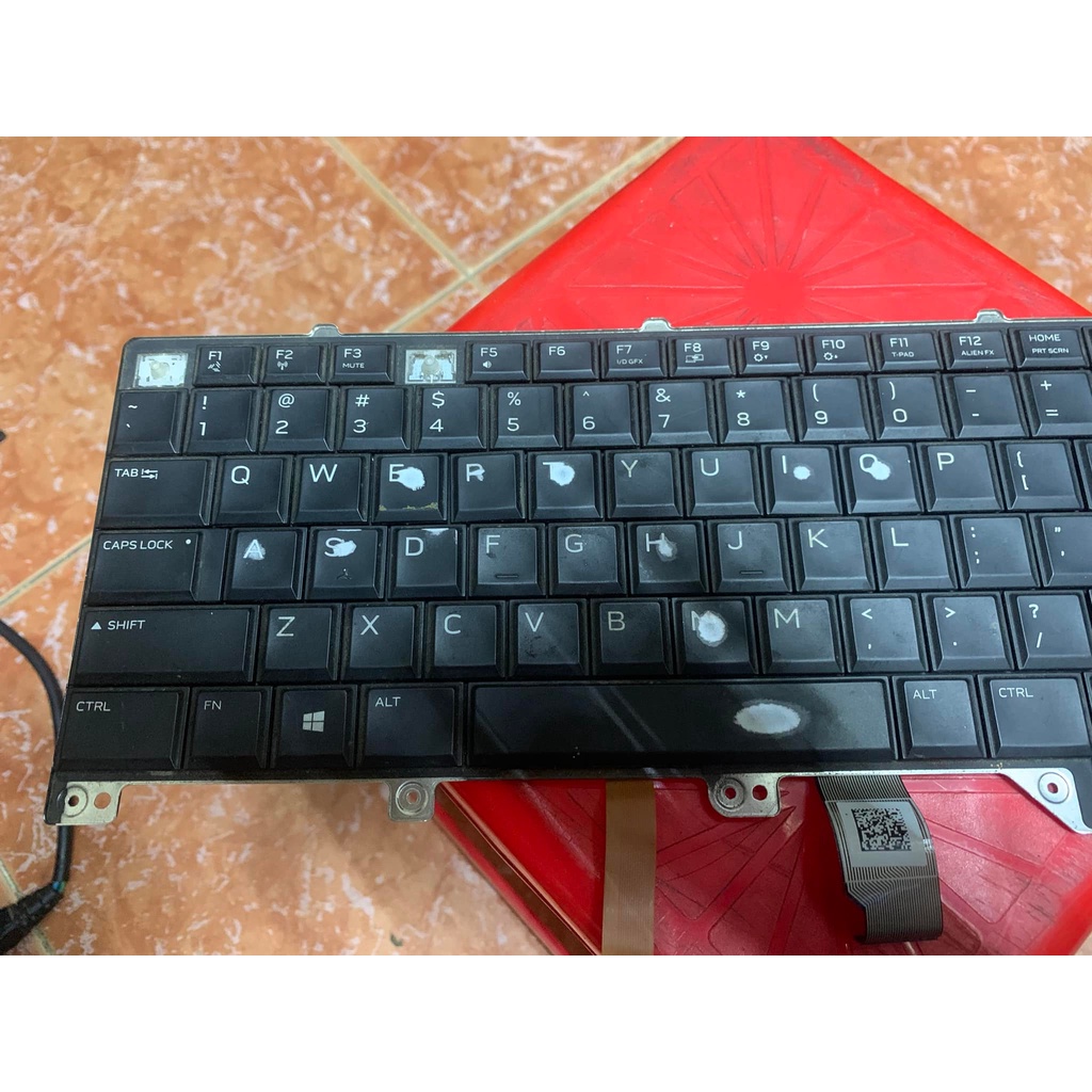 Bàn phím Laptop DELL ALIENWARE 17 R4 Alienware 17 R4 2016, 00WN4Y PK131QB1A00, NSK-EE0BC 01 US